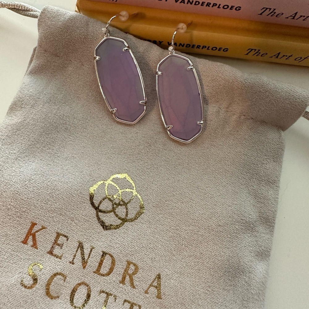 Kendra Scott Faceted Elle Earrings NWOT